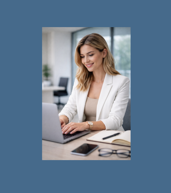 Professional working