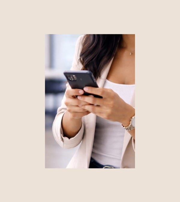 Professional on phone